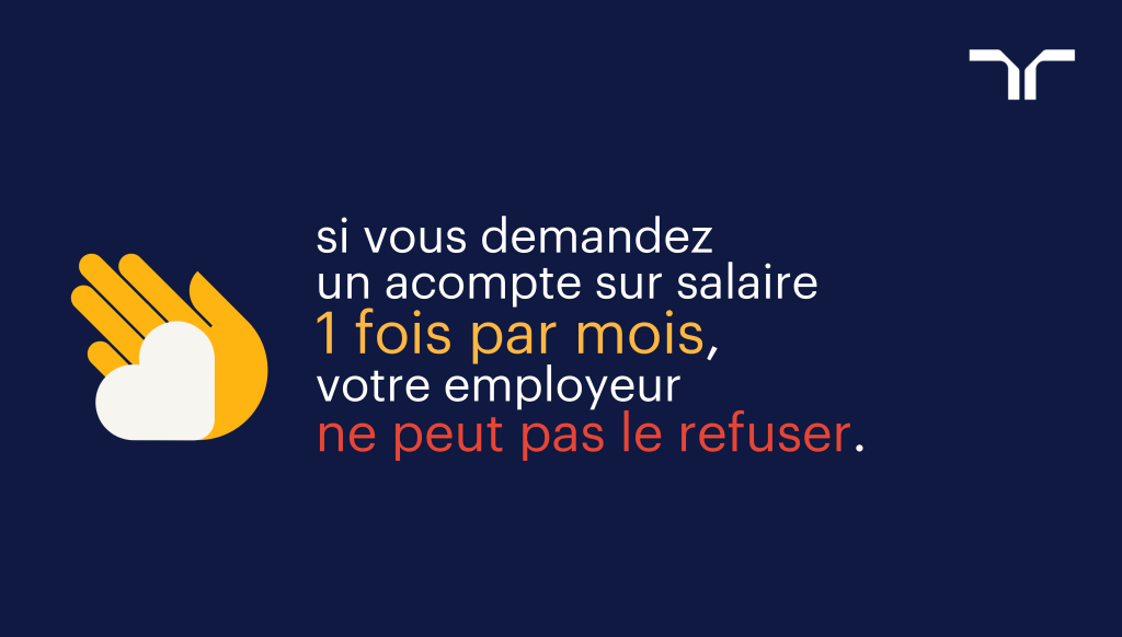 refus acompte sur salaire