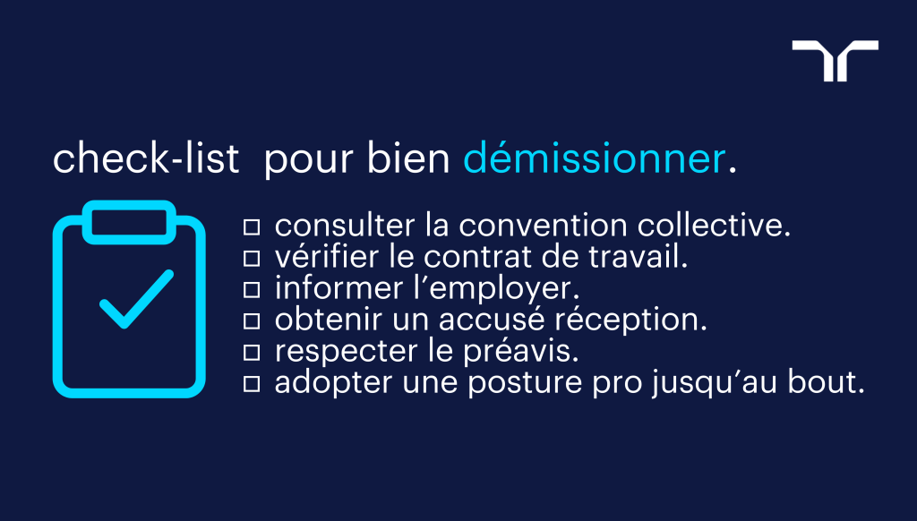 comment bien démissionner