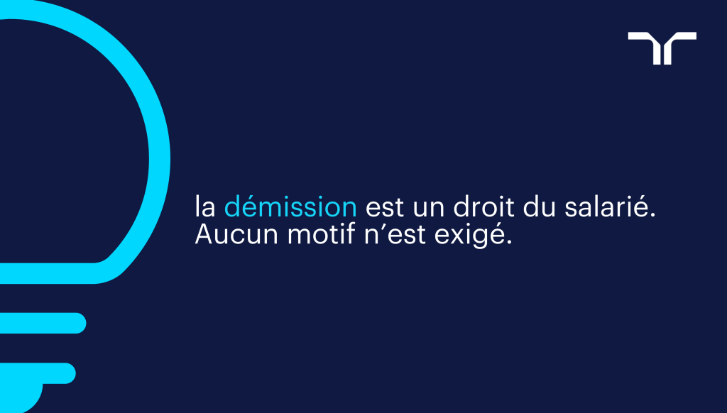 motif demission et droits