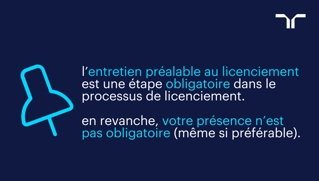 entretien préalable licenciement obligatoire